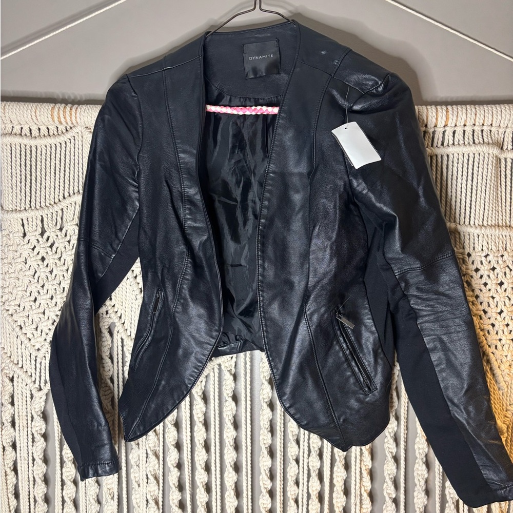 Dynamite Midnight Leather Jacket